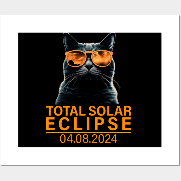 Solar Eclipse 2024 Wall Art by VisionDesigner